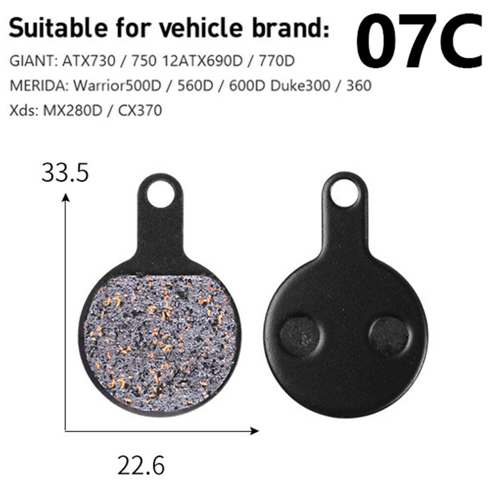 1 Pair/2pcs MTB DISC Brake Pads for Shimano XT DEORE MT200 315 For Magura/TEKTRO/AVID/MEGURA/HAYS Resin/Metal Disc Brake Pads-WAYBIKER