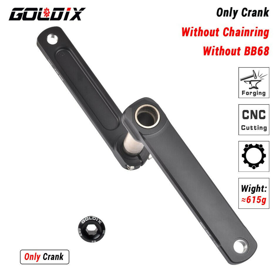 GOLDIX CNC ROAD Crankset for Bicycle Crankset Bottom Bracket ROAD Crank 165/170/175mm Chainring Crown 50-34T 53-39T for Sram AXS-WAYBIKER