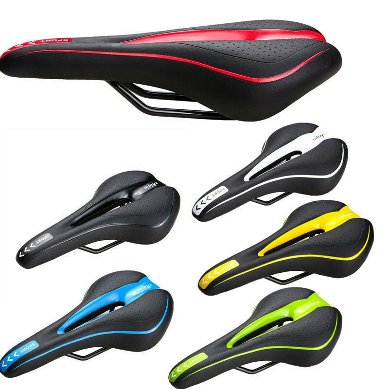 Bike Seat Comfortable Bicycle Saddle with Ergonomic Zone for Men & Women Bike Saddle Universal fit for BMX, MTB & Road Bike-WAYBIKER