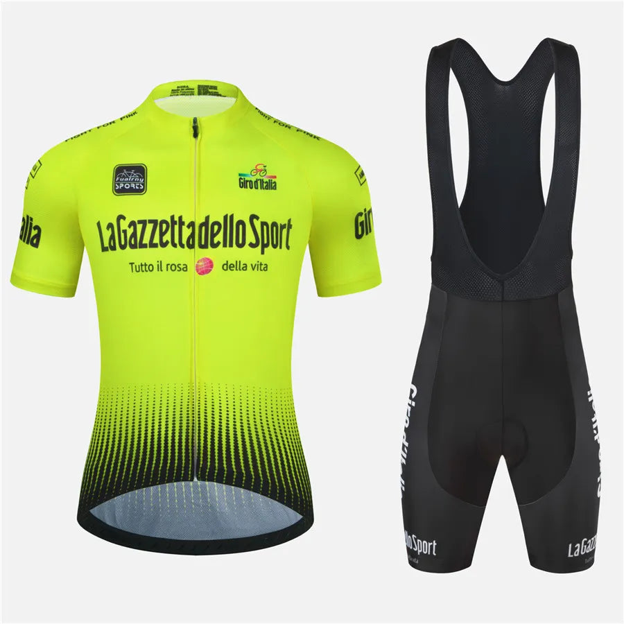Tour Of Italy Bicycle Clothes Cycling Jersey Set Summer Road Bike Short Sleeve Cycling Clothing Men Mtb Jersey Set Sport Wear-WAYBIKER