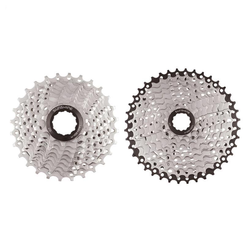 SUNSHINE 9 Speed MTB Road Bike Freewheel Cassette Flywheel 9S 25/28/32/36/40/42/46/50T for SHIMANO M370 M390 M4000 M590 Sram 9v-WAYBIKER