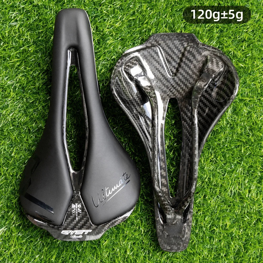 RYET Full Carbon Bike Saddle Ultralight Racing Bike Seating Saddles 115g 7x9mm Road Bicycle Seat Cushion Cycling Accessories