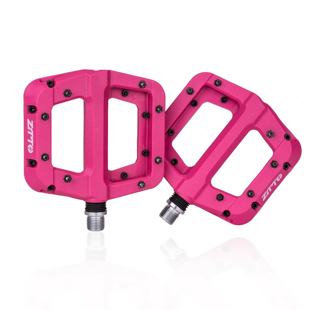 MTB Bike Pedals Non-Slip Mountain Bike Pedals Platform Bicycle Flat Pedals 9/16 Inch-WAYBIKER