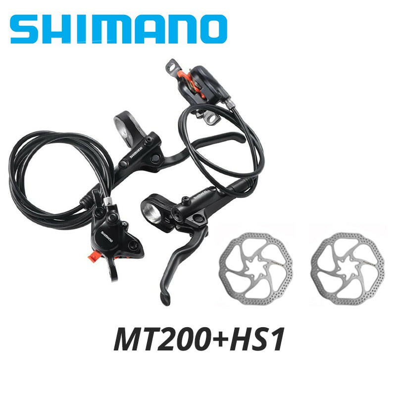 Original Shimano MT200 MT201 M315 MTB Mountain Bike Hydraulic Disc Brake MT200 Brakes 2 Piston 3 Finger Steel Lever BL-MT200