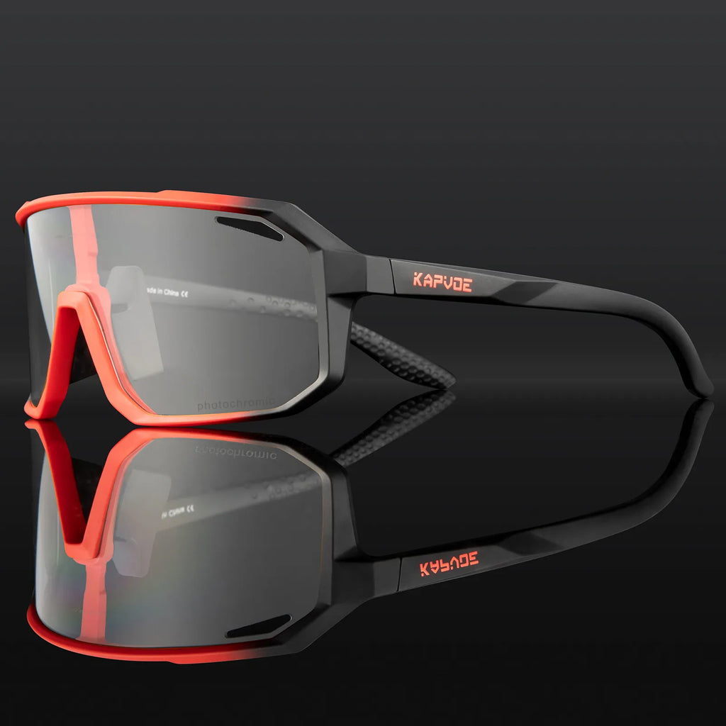 Kapvoe Photochromic Sunglasses MTB Bicycle Glasses UV400 Men Women Outdoor Sports Running Eyewear Road Cycling Bike Goggles-WAYBIKER