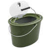 2-in-1 Fishing Bucket Double-Deck Fish Box Detachable Fish Strainer Colander Fishing Bait Storage Fishing Draining Basket-WAYBIKER