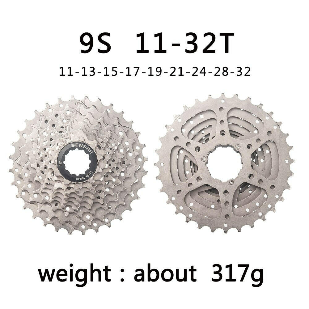 SENSAH 8/9/10/11/12 Speed Road Bike Cassette 11V 23T/25T/28T/30T/32T/34T/36T Bicycle Freewheel K7 10S Flywheel for  HG Hub-WAYBIKER