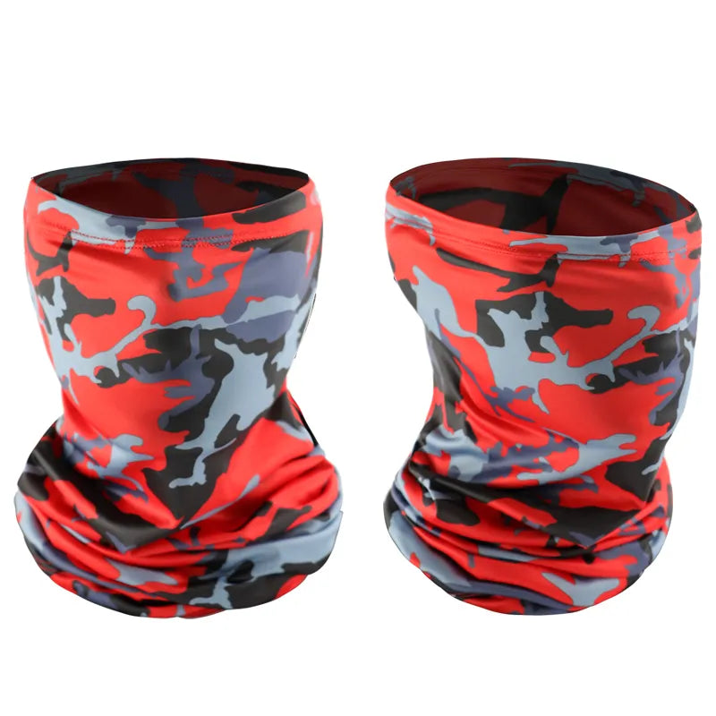 Multifunctional Outdoor Face Mask Camouflage UV Protection Bandana Scarf Neck  Fishing Hiking Cycling Head Wrap Cover-WAYBIKER