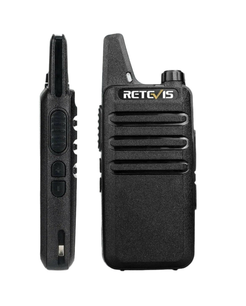 Retevis Mini Walkie Talkie 2 Pcs VOX USB Charging PMR 446 FRS License-free Portable Two Way Radio Station For Restaurant Retail-WAYBIKER