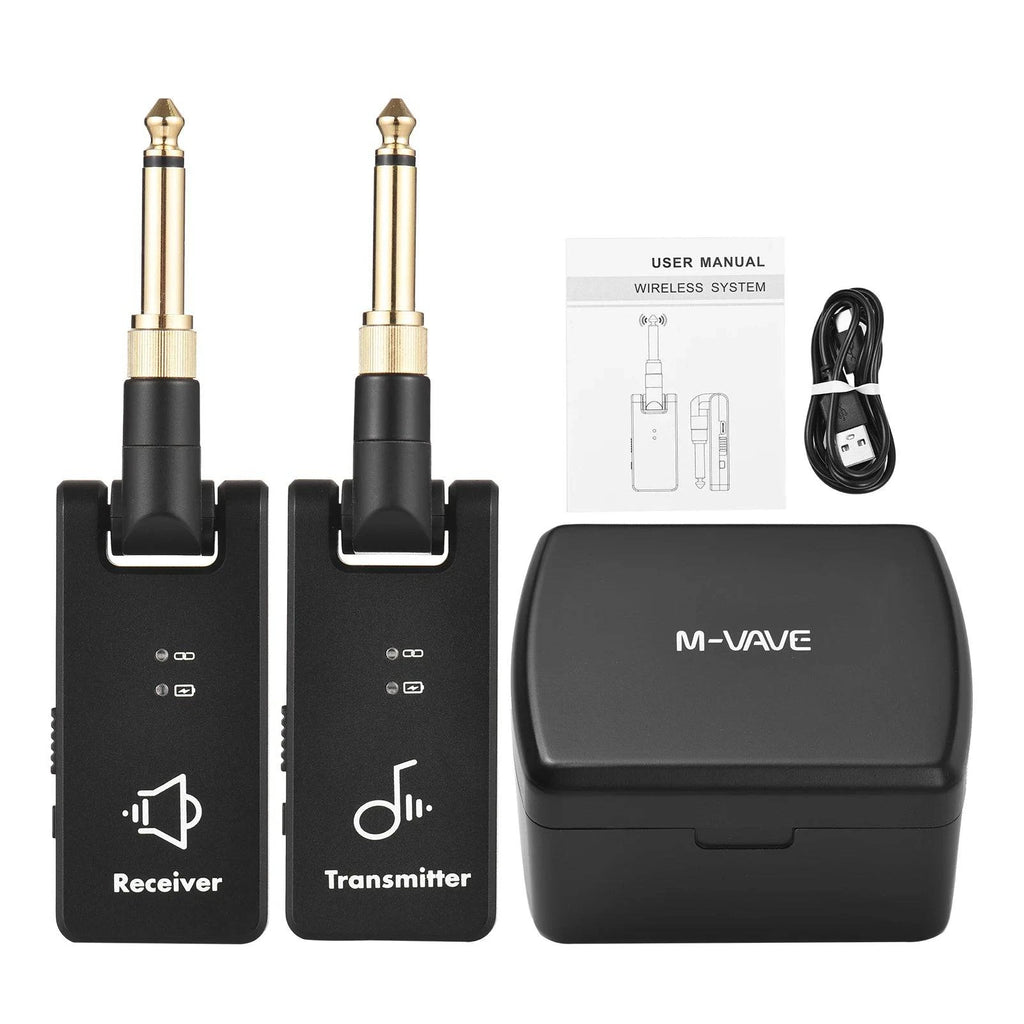 WP-8 Wireless Transmission System Electric Guitar Receiver & Transmitter Built-in Battery with Charging Box for Guitar Bass-WAYBIKER