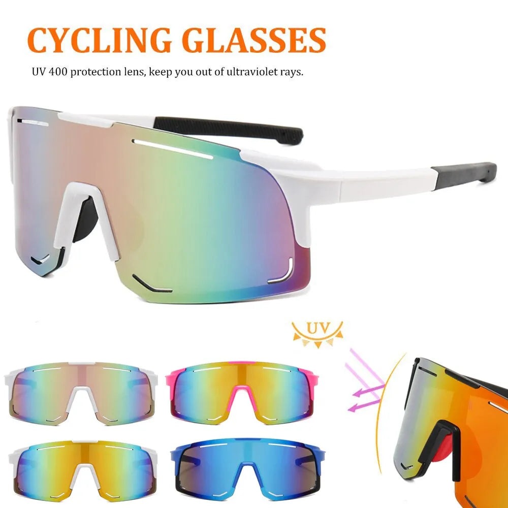 Polarized Cycling Sunglasses UV Protection Windproof Glasses For Men Women Polarized Lens Road Riding Bike Sport Glasses Eyewear-WAYBIKER