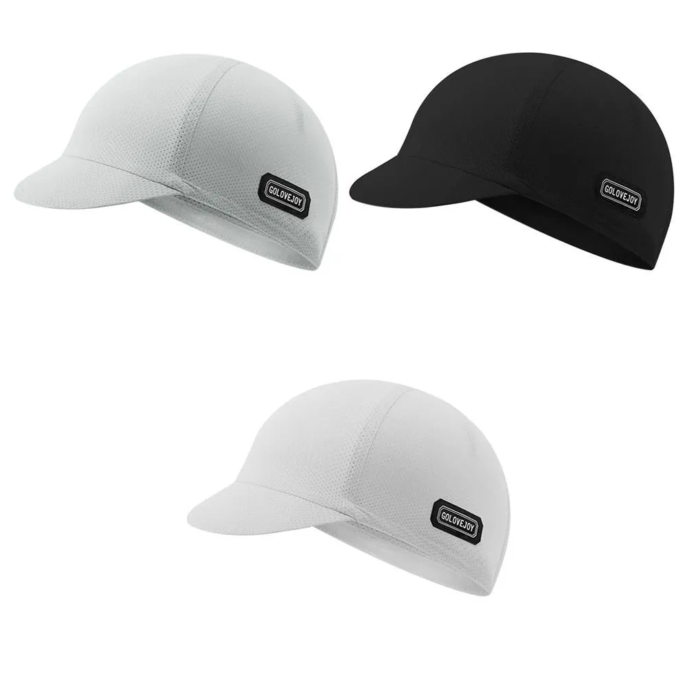 Summer New Cycling Cap Bicycle Hat With Visor UV Protection Sun Block Headwear For Men Women Road Bike Head Caps Helmet Liner-WAYBIKER