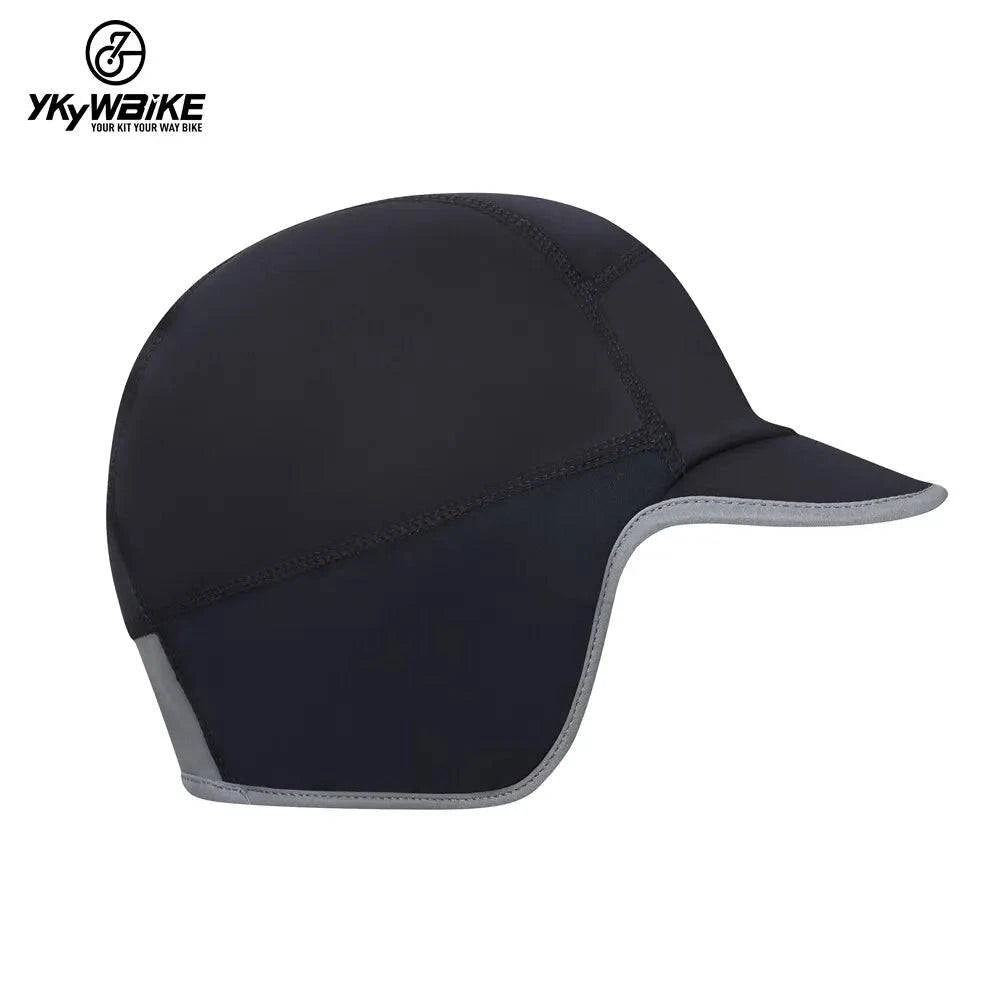 Ykywbike Cycling Caps Winter Thermal Cap Breathable Windproof Waterproof Warm Fleece Bicycle Hats Outdoor Motorcycle Skiing Hat-WAYBIKER