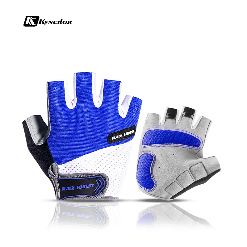 Shockproof GEL Pad Cycling Gloves Half Finger Sport Gloves Men Women Summer Bicycle Gym Fitness Gloves MTB Gloves-WAYBIKER