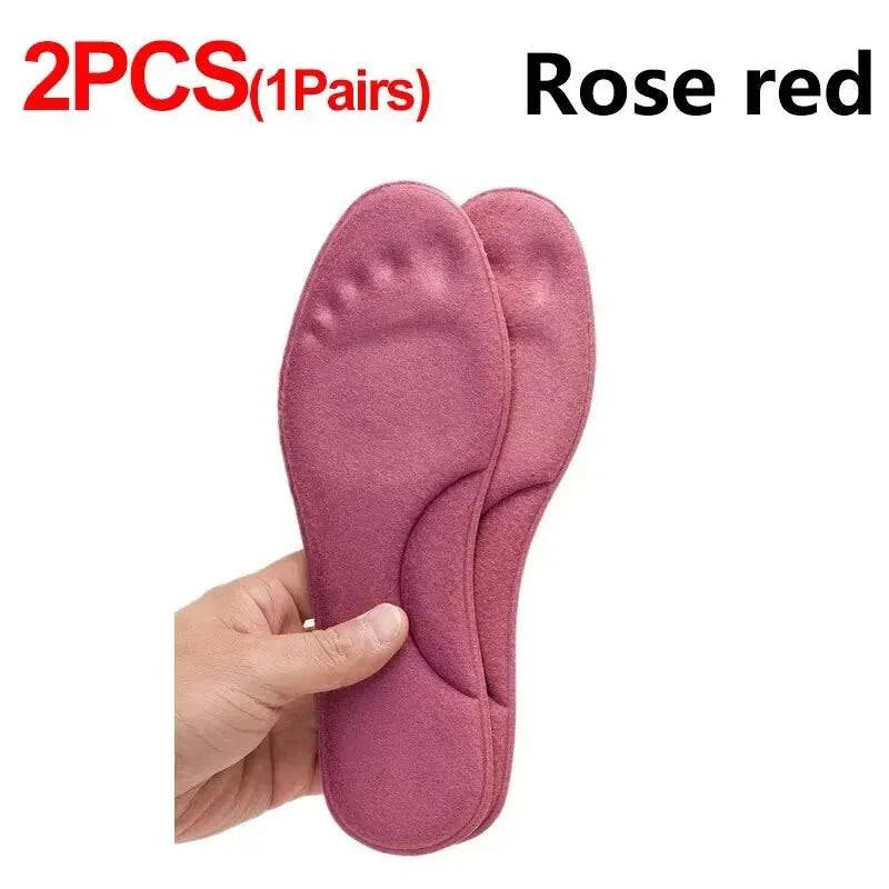 2Pairs Self Heating Insoles Thermostatic Thermal Insole Massage Memory Foam Arch Support Shoe Pad Heated Pads Winter Men Women-WAYBIKER