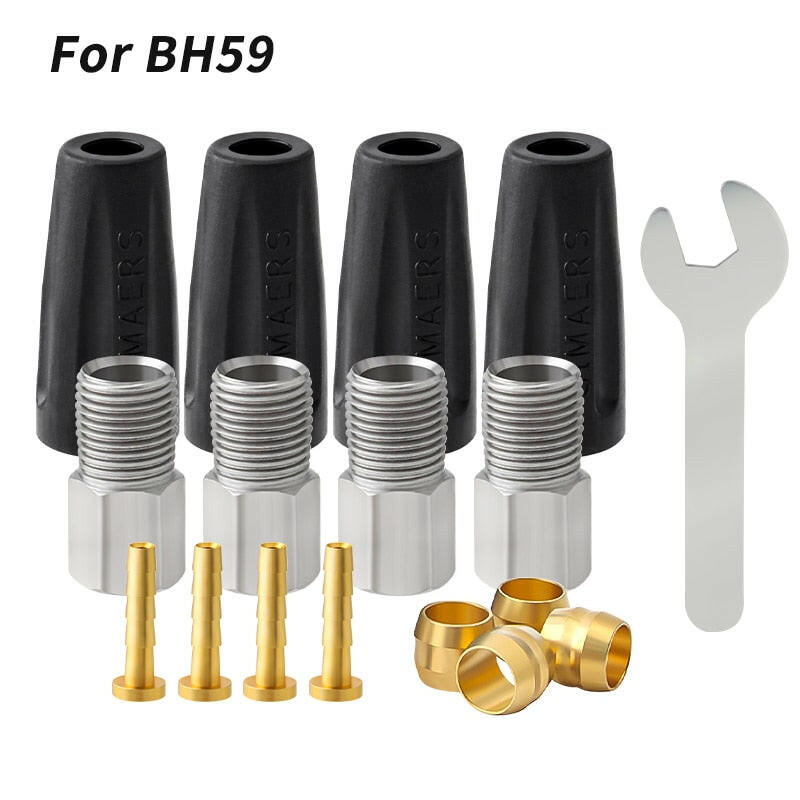 MUQZI MTB Bike Oil Needle Olive Head Suit BH90 BH59 Tubing Pipe Oil Hydraulic Disc Hose Pressing Ring T Brake Accessories-WAYBIKER