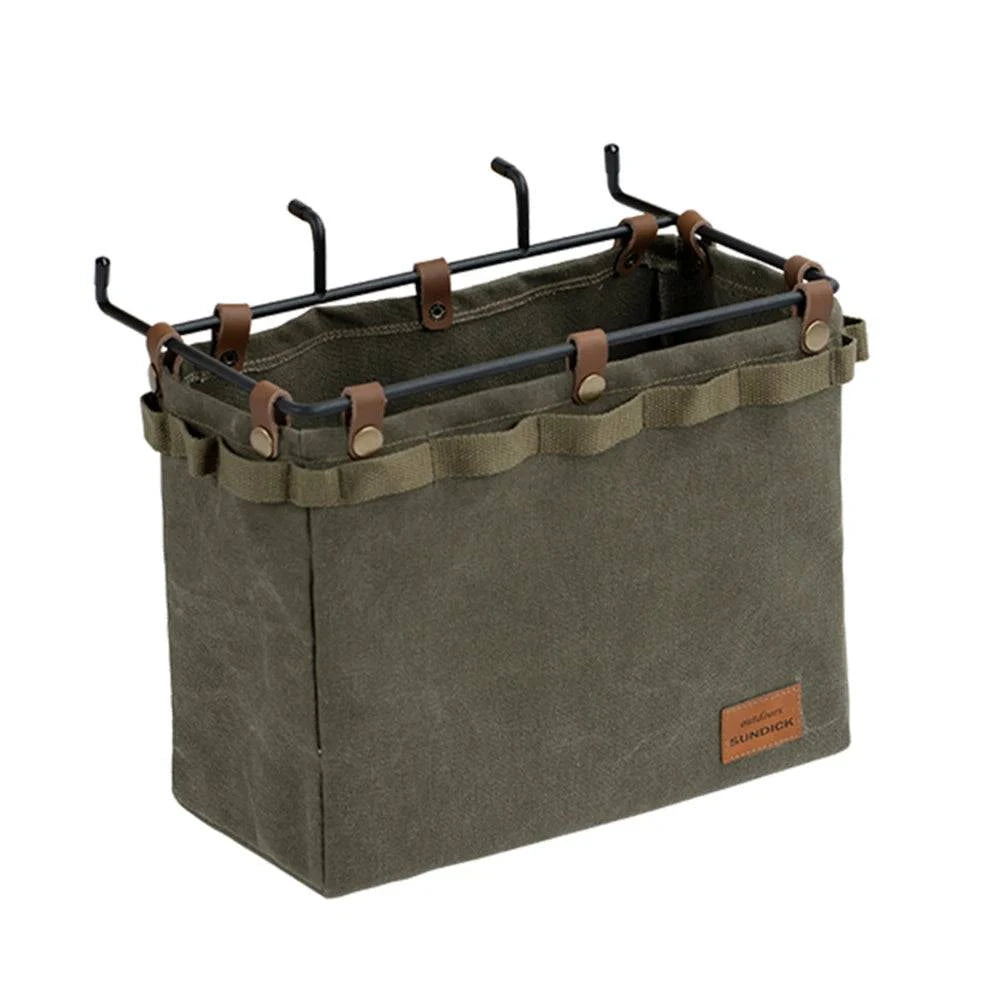 Picnic Table Side Hanging Bag Desk Storage Box Hanging Beside Organizer Tableware Storage Bag Outdoor Camping Hiking Equipment-WAYBIKER