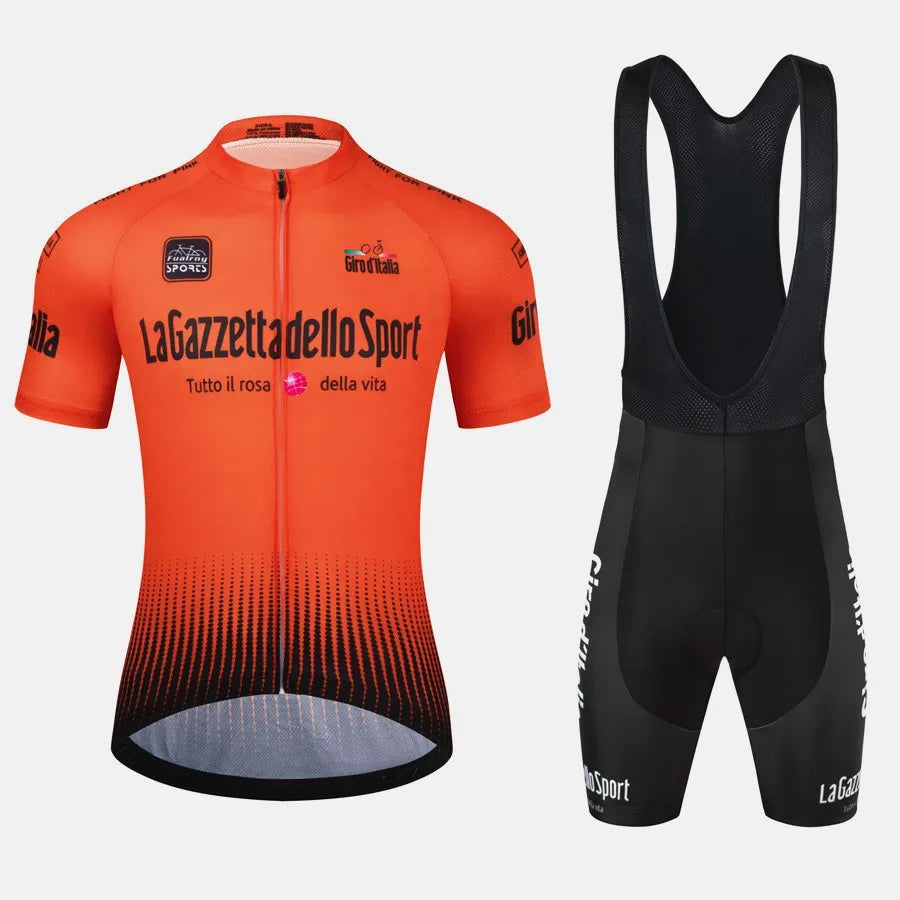 Tour Of Italy Bicycle Clothes Cycling Jersey Set Summer Road Bike Short Sleeve Cycling Clothing Men Mtb Jersey Set Sport Wear-WAYBIKER