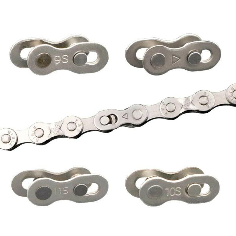 RIDERACE Bicycle Chain Link Connector Joints Magic Buttons 10 11 12 Speed 5 Pairs Road Cycling Mountain Bike Quick Master Links-WAYBIKER