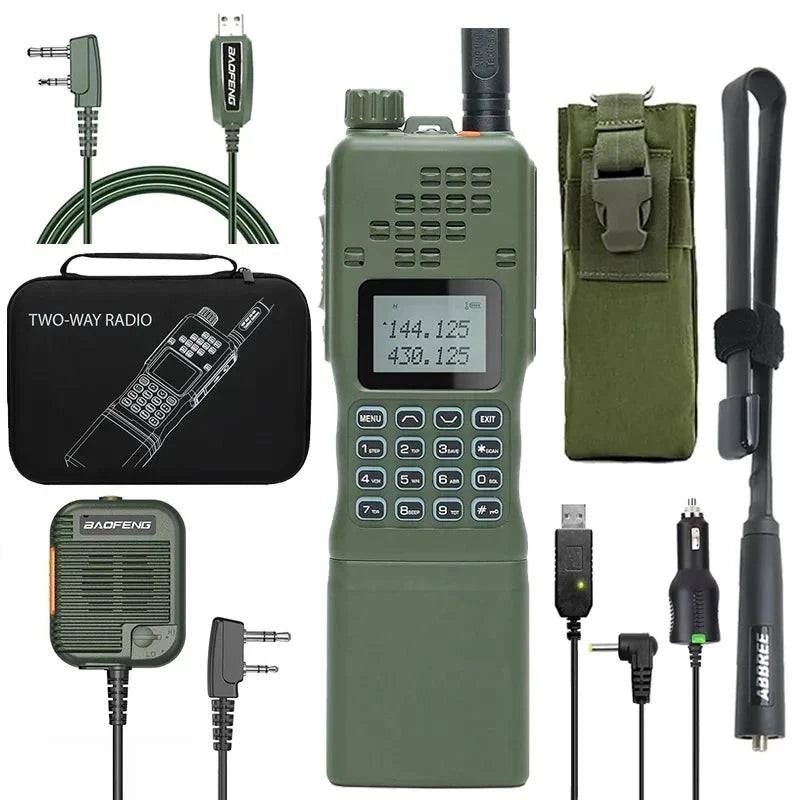 Baofeng AR-152 15W Walkie Talkie Powerful CB Two way Radio 12000mAh Battery Tactial Long Range AN PRC-152 Dual Band Transceiver-WAYBIKER