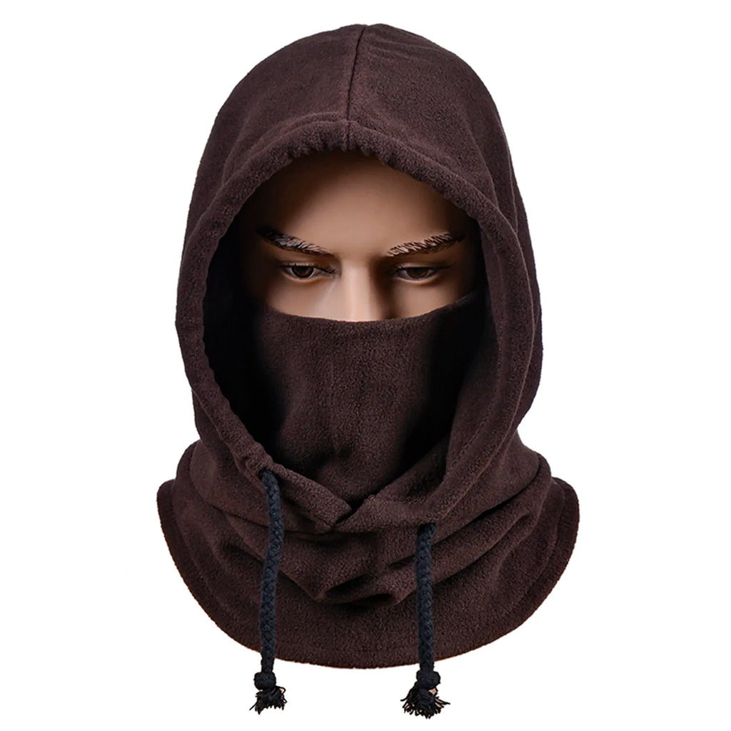 Winter Warm Polar Fleece Winter Sports Cap Face Cover Neck Warmer for Cycling Skiing Motorcycling Neck Warmer Hat-WAYBIKER