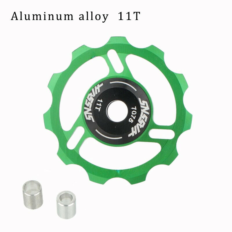 HASSNS Mtb Pulleys Bicycle Derailleur Metal Ceramics Bearing Road Mountain Bike Rear Derailleur Pulley Wheel 11T 13T Cycling-WAYBIKER