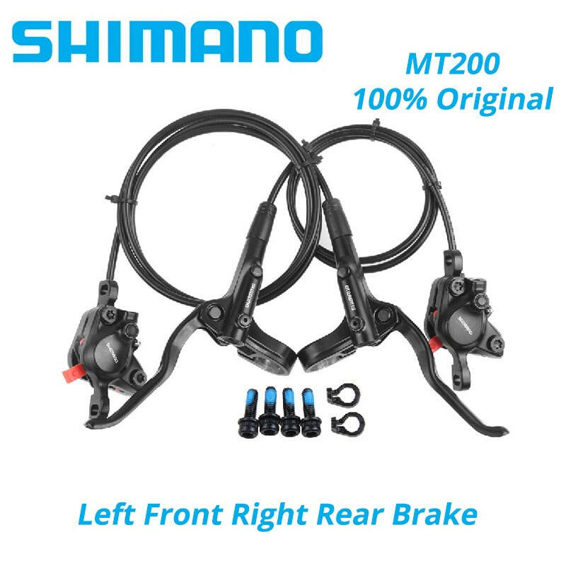 Original Shimano MT200 MT201 M315 MTB Mountain Bike Hydraulic Disc Brake MT200 Brakes 2 Piston 3 Finger Steel Lever BL-MT200