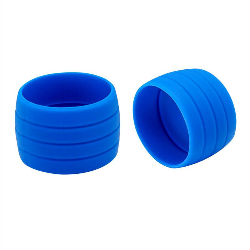 MUQZI 1 Pair Bike Strap Ring Handlebar Tape Fixing Sleeve Silicone Waterproof Wear Resistant Handlebar End Fixed Accessories-WAYBIKER