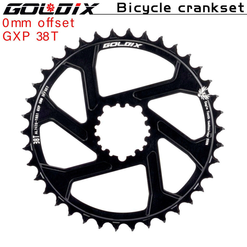 GOLDIX GXP Bicycle Chainring Wide Narrow Chainwheel 30/32/34/36/38T Crankset Crown for Sram DUB 11/12S NX XX XO GX Single Disc-WAYBIKER