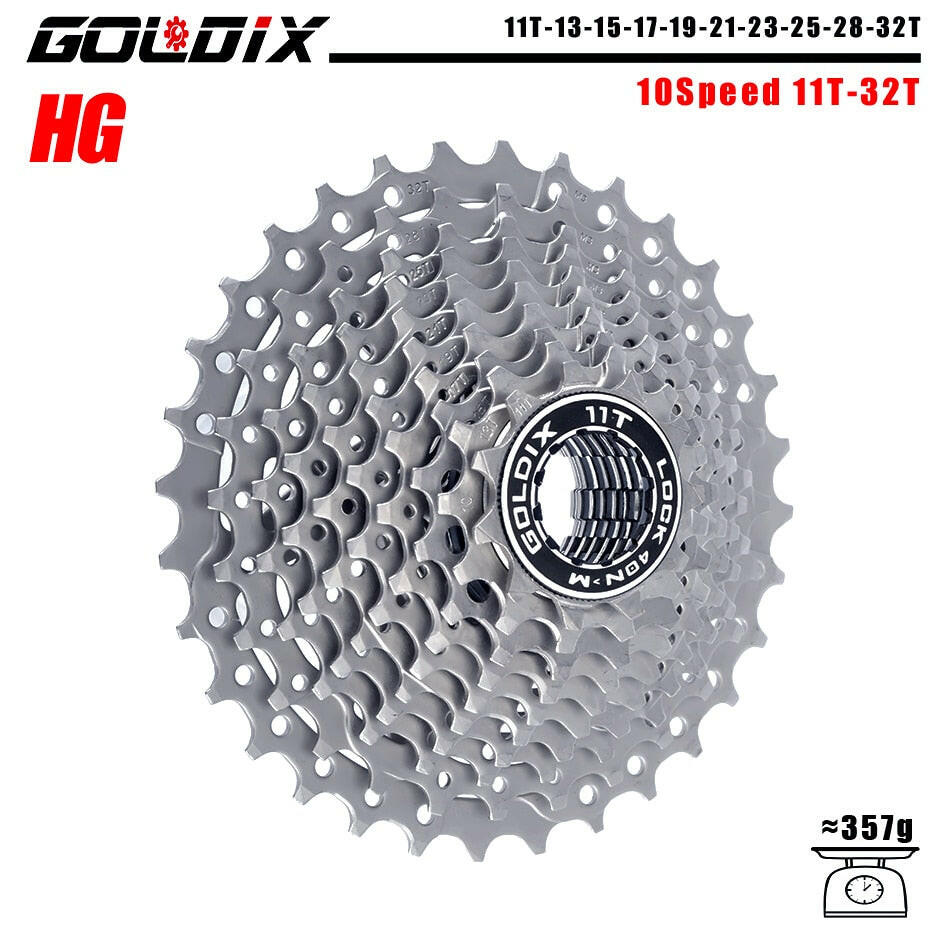 GOLDIX MTB/Road bike Cassette 11-25/28/32/34/36T bicycle freewheel 8/9/10/11/12 speed sprocket flywheel for Shimano SRAM-WAYBIKER