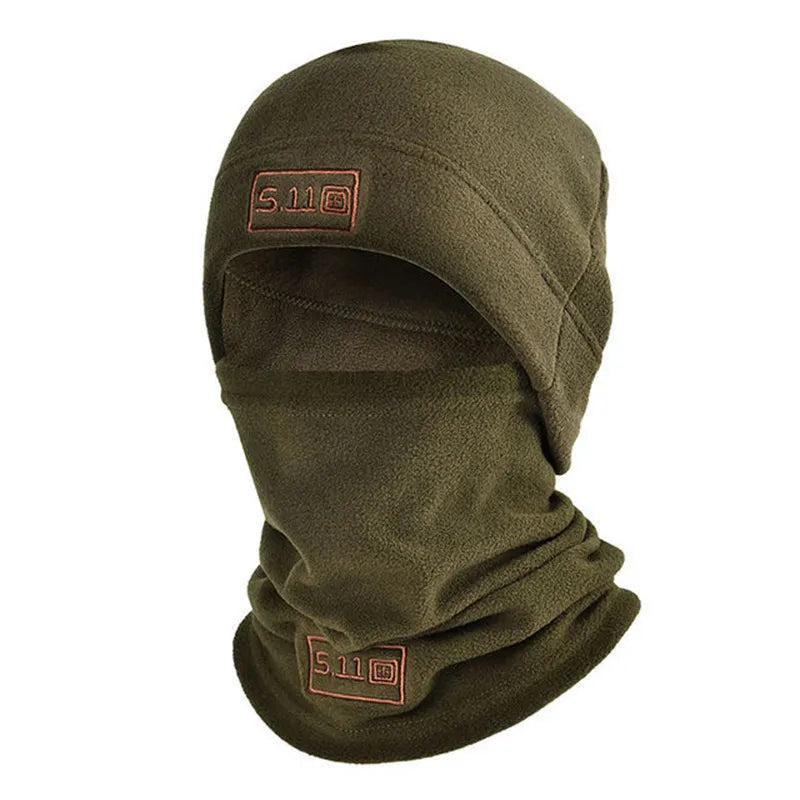 Cycling Winter Warm Men's Coral Fleece Mask Scarf Neck Wool Face Unisex Tactical Military Sports Women Scarf Mask-WAYBIKER