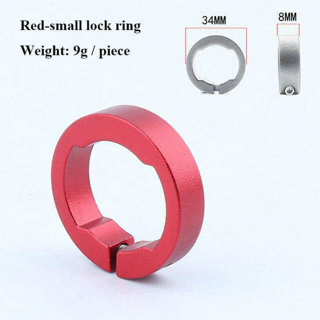 2pcs Bicycle Grips Ring 8/12mm Aluminum Alloy End Lock Rings MTB Mountain Road Bike Handlebar Bicycle Parts cycling Accessories-WAYBIKER