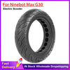 10 Inch Rubber Solid Tire Hollow Damping Tyre For Ninebot MAX G30 Electric Scooter Front and Rear 60/70-6.5 Wheel Tire Parts