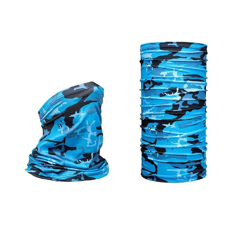 Multifunctional Outdoor Face Mask Camouflage UV Protection Bandana Scarf Neck  Fishing Hiking Cycling Head Wrap Cover-WAYBIKER