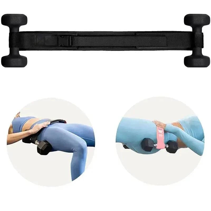 Hip Thrust Belt Pad for Dumbbells Kettlebells Weights Training Squats Lunges Glute Bridges Dips Home Gym Workout Accessories-WAYBIKER