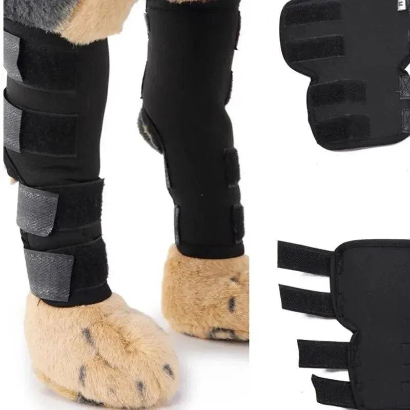 Breathable Dog Knee Support Brace Knee Pads for Hock Joint Wrap Injury Recover Legs Dog Protector Support-WAYBIKER