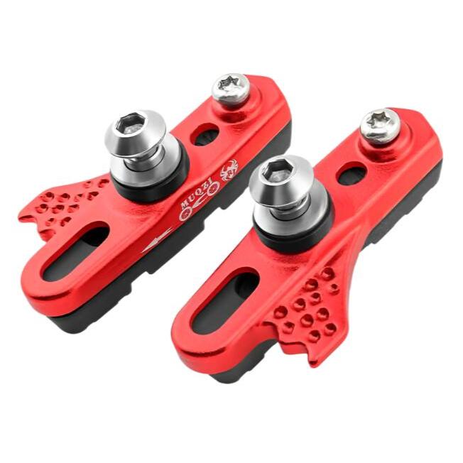 MUQZI Bike Brake Pads For Alloy Rims Ultra light Rubber Brake Shoes MTB Road Bicycle Brake Block Cycling Accessories-WAYBIKER