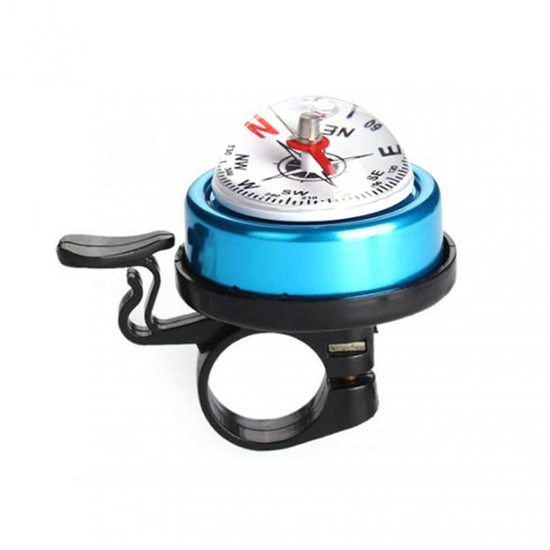 KMT Bicycle Bell Mountain Bike Car Aluminum Alloy Compass Bell Horn Car Bell Bicycle Bell With Compass For Bicycle Handlebar-WAYBIKER