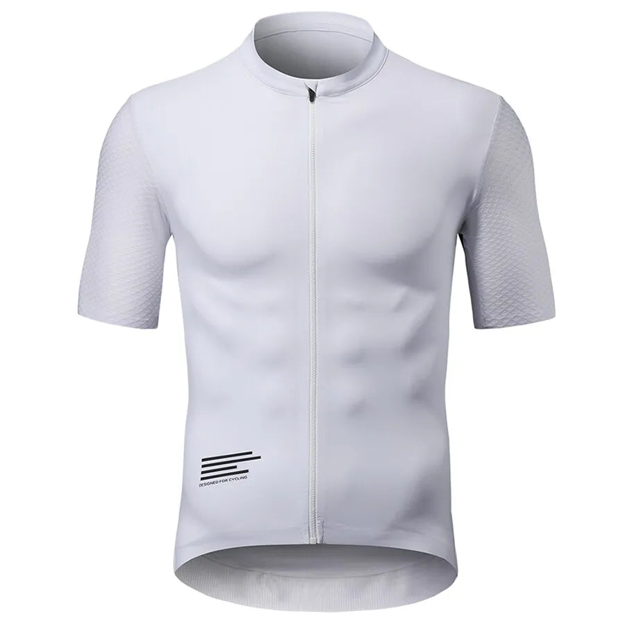 Cycling Jersey Men Bicycle Clothing Male MTB Maillot Clothes White Black Pockets Mountain Bike Shirt Enduro Racing Summer
