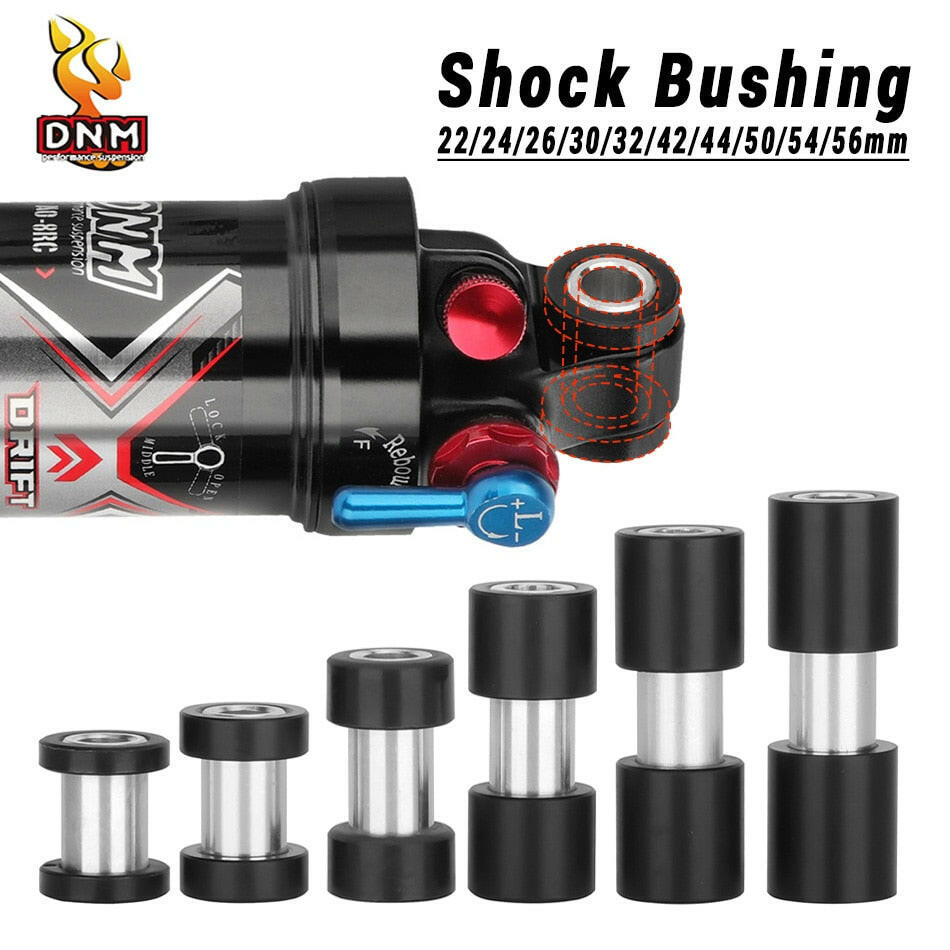 GOLDIX Rear Shock Bushing for DNM EXAFORM Bicycle Shock Absorber 22/24/26/32/42/44/50/54/56mm Absorber Suspension Bushing-WAYBIKER