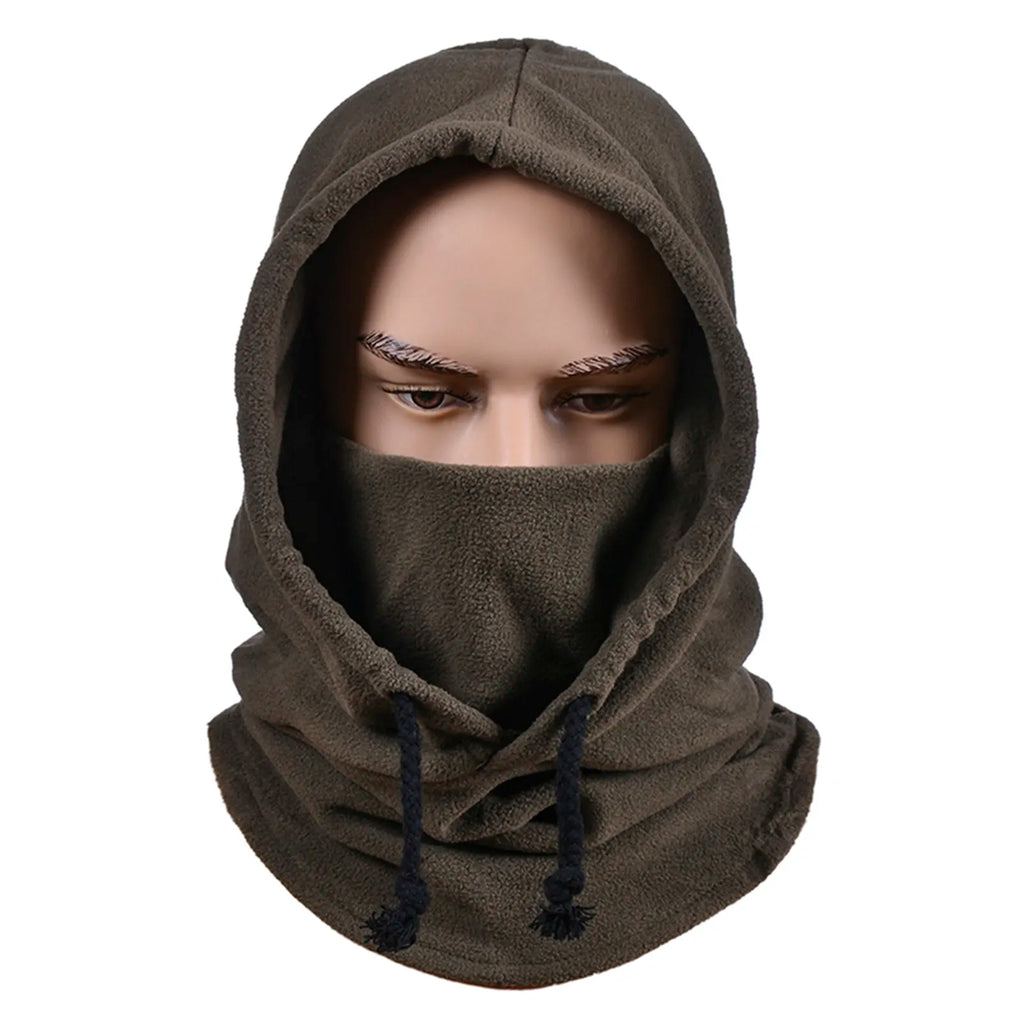Winter Warm Polar Fleece Winter Sports Cap Face Cover Neck Warmer for Cycling Skiing Motorcycling Neck Warmer Hat-WAYBIKER