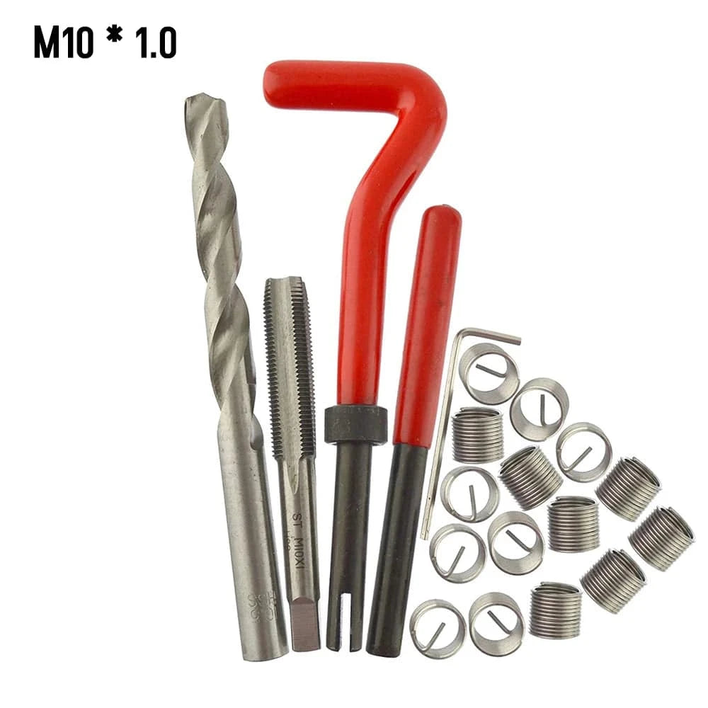 15pcs/20pcs/30pcs Metric Thread Repair Insert Kit M5 M6 M8 M10 M12 M14 Helicoil Car Pro Coil Tool Car Repair Tool-WAYBIKER