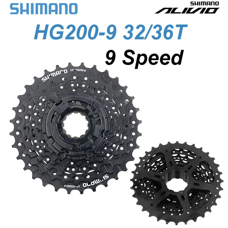 Shimano ALTUS HG200 9 Speed MTB Cassette Sprocket 32T 36T Mountain Bike 9S Freewheel 9V K7 Bicycle Ratchet Bike Parts