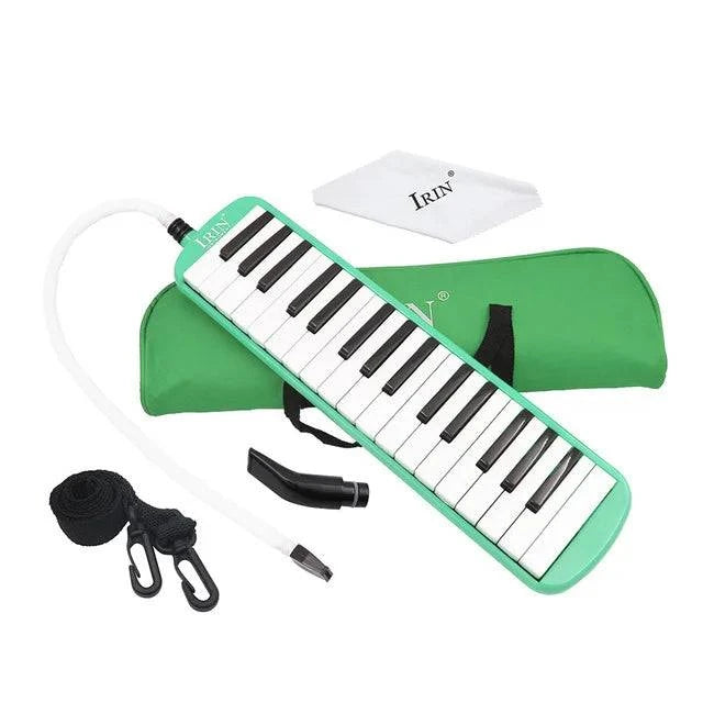 32 Piano Keys Melodica Musical Education Instrument for Beginner Kids Children Gift with Carrying Bag-WAYBIKER