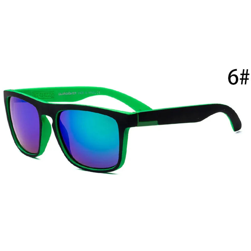 QS731 Classic Square Sunglasses Men Women Outdoor Beach Fishing Sun Glasses UV400 Hiking Driving Cycling Eyewear Sport Glasses-WAYBIKER