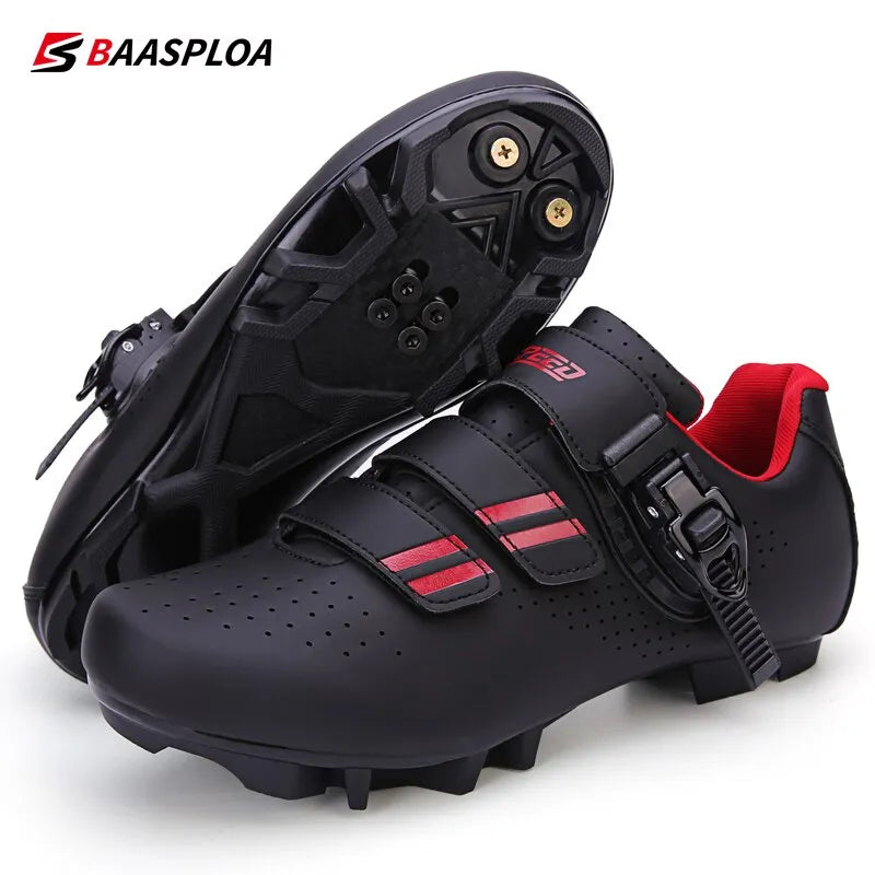 2023 Baasploa Men Cycling Shoes Professional Mtb Bike Sneakers Mountain Biking Sneakers For Men Antiskid Outdoor