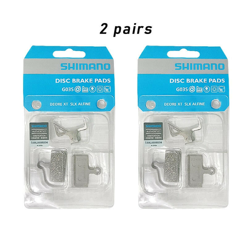 G03S MTB Resin Disc Brake Pads DEORE XT SLX DEORE G03S Resin Brake Pad Mountain SHIMANO M7000 M8000 M9000 M6000 M615 S700 CX77-WAYBIKER