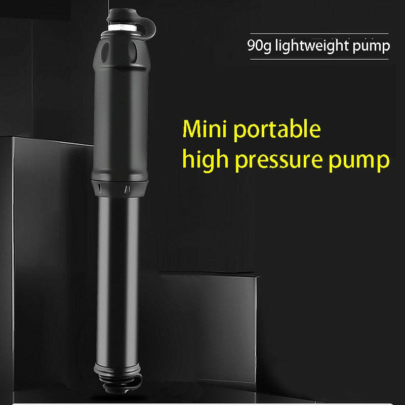 ESLNF Bicycle Pump130PSI  Air Pump Aluminum Alloy Portable Drop-proof Bike Ultralight Hand Pump MTB Mountain Bike Pump-WAYBIKER