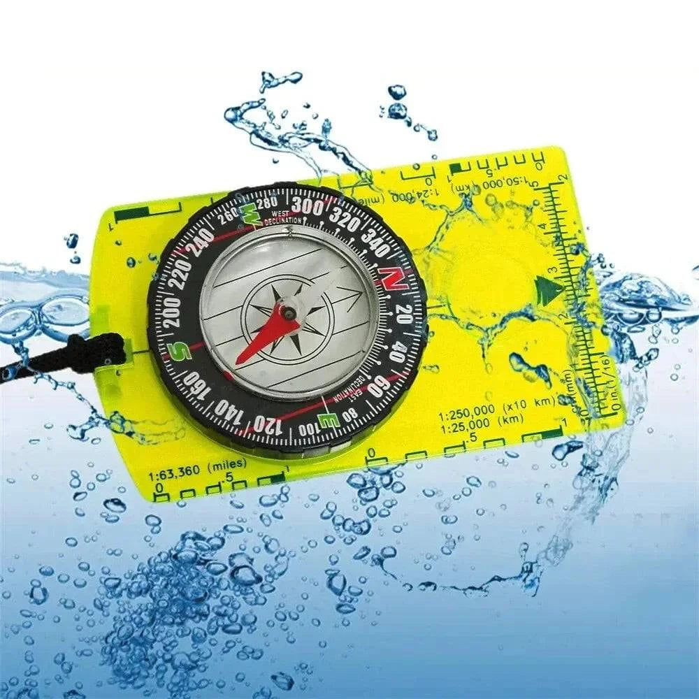 Waterproof Compass Outdoor Gadget Navigation Hiking Compass Camping Or