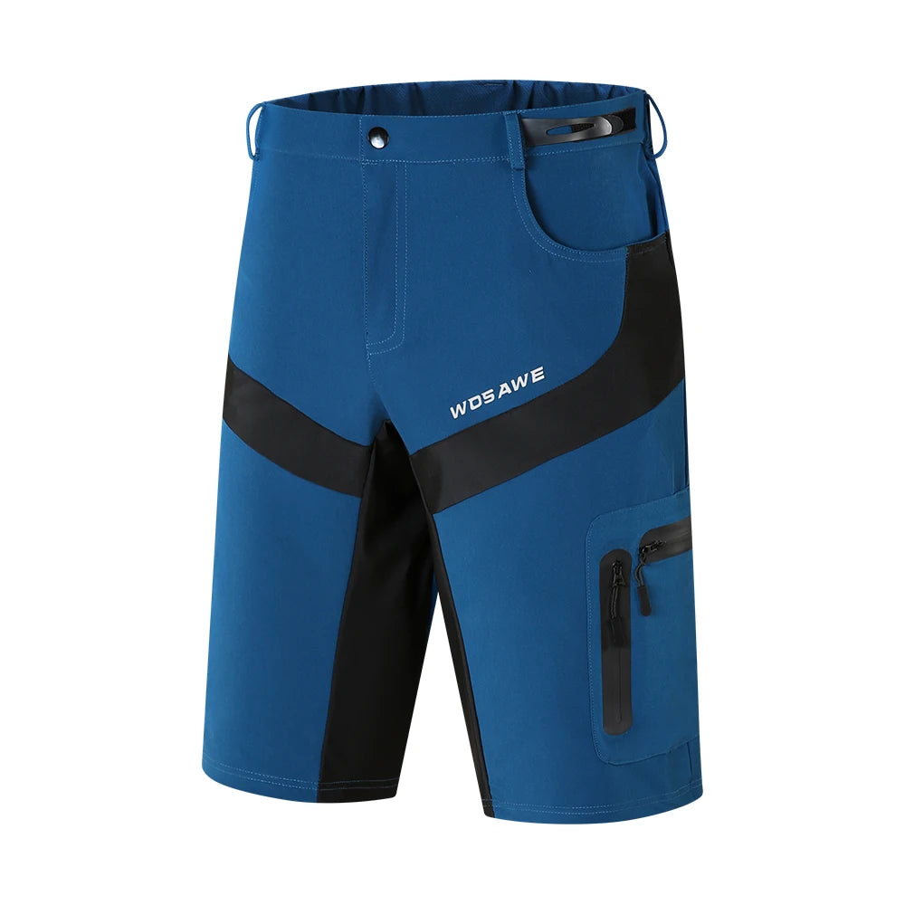 WOSAWE MTB Bike Shorts Multi-Pockects Breathable Loose fit Riding Road Bike Shorts Outdoor Sports Waterproof Cycling Shorts-WAYBIKER